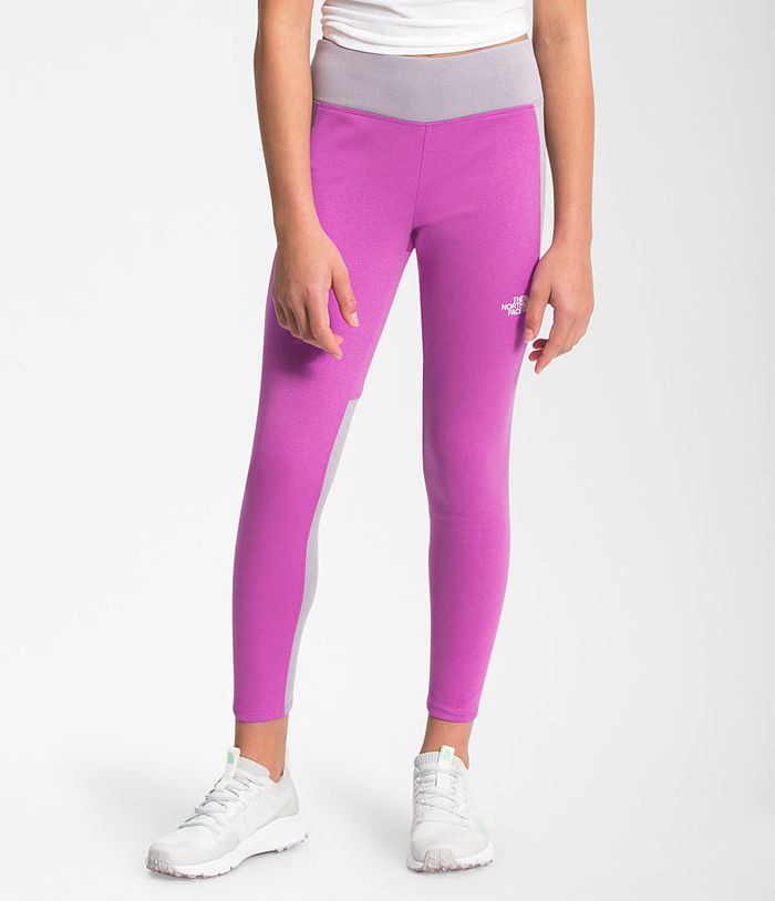 The North Face Bottoms Winter Warm Tight Purple - Girls - Thailand JDBCM-5708